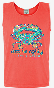 500TANK- Crabby- Neon Red Orange