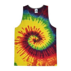 Tie Dye- Tank- Reactive Rainbow